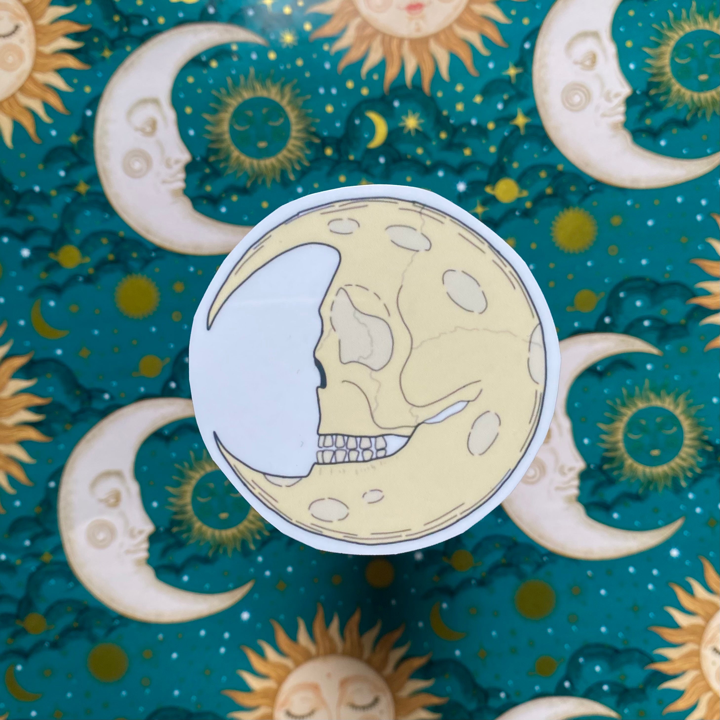 Moon Skull sticker